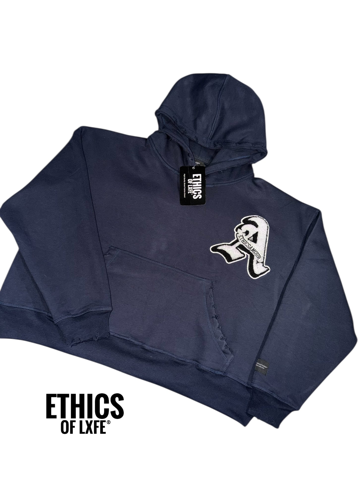 Ethics Amour Chenille "A" Patch Hoodie