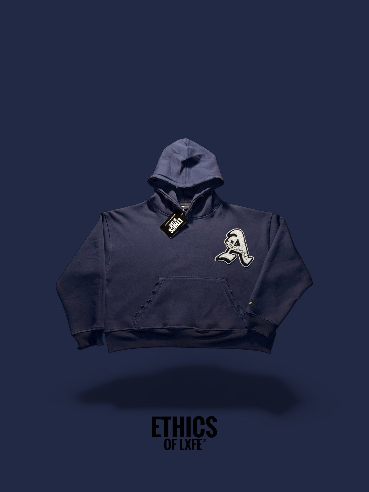 Ethics Amour Chenille "A" Patch Hoodie