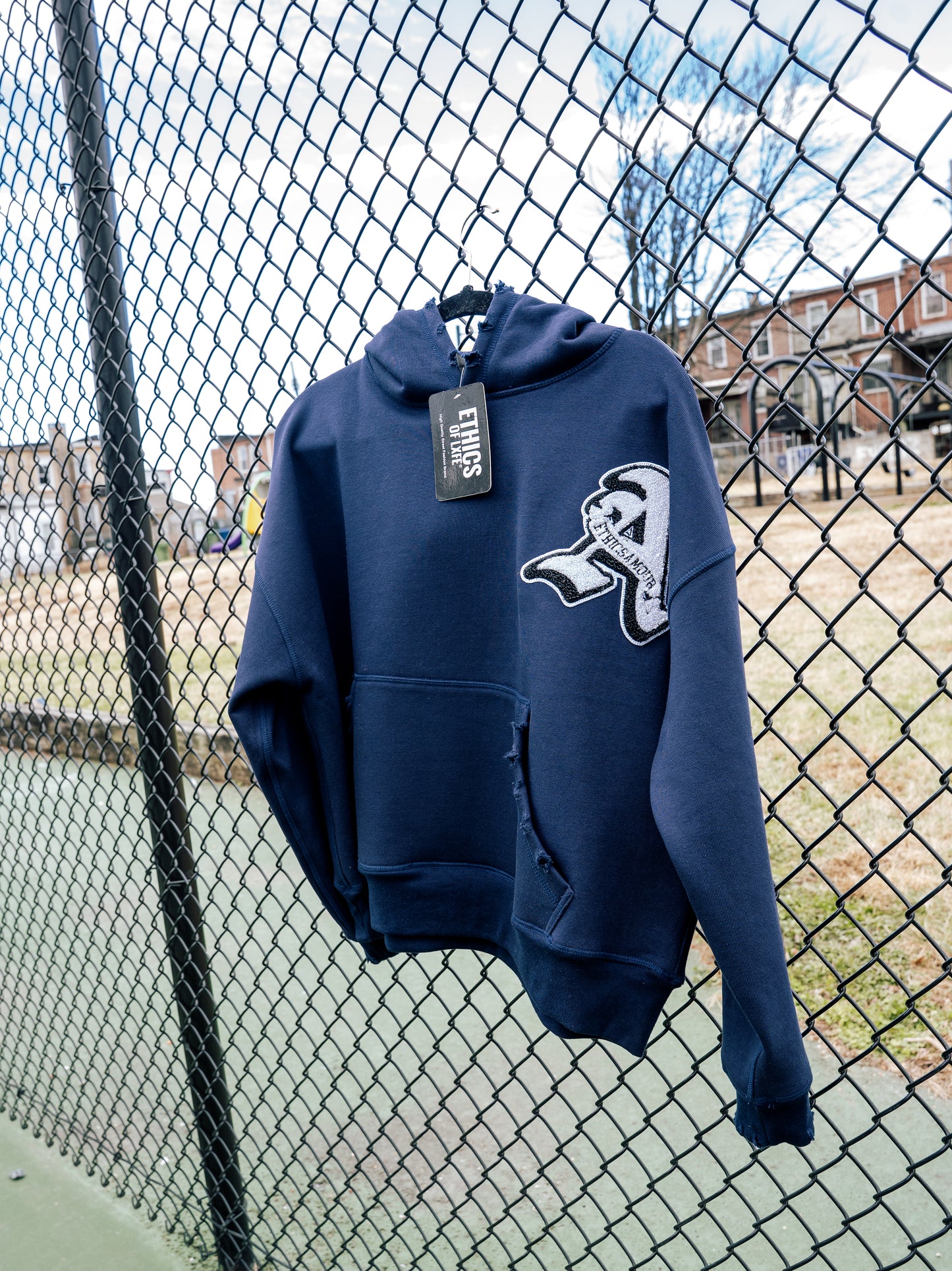 Ethics Amour Chenille "A" Patch Hoodie