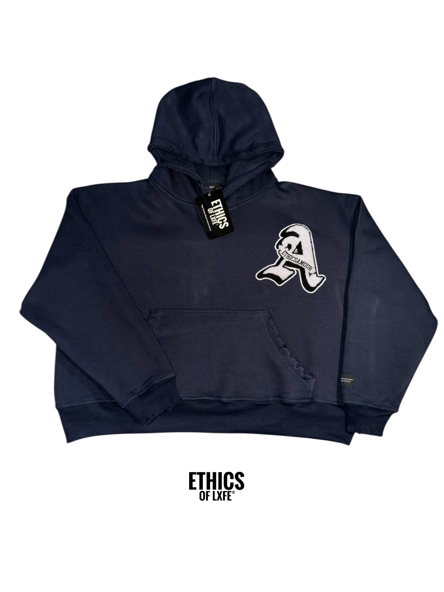 Ethics Amour Chenille "A" Patch Hoodie